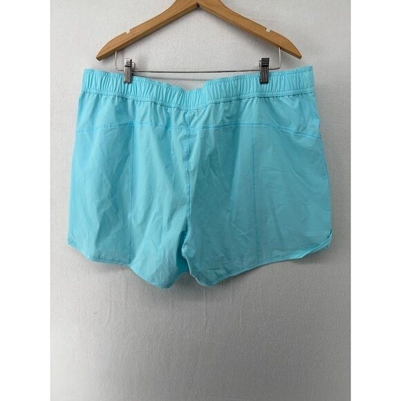 Lands' End Women's 5" Swim Board Shorts Robin's Egg Blue Plus Size 18W - Picture 4 of 6